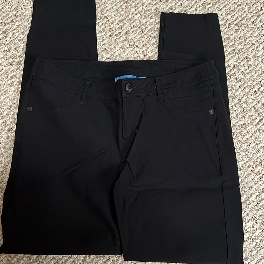 Simply Vera Vera Wang Stretch Jeggings Size 6 Black Ponte Pants